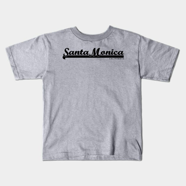 Santa Monica - California Kids T-Shirt by Pablo_jkson